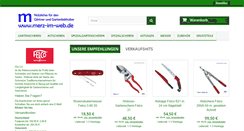 Desktop Screenshot of gartenscheren-shop.de